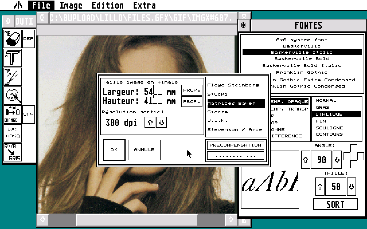 Contraste atari screenshot